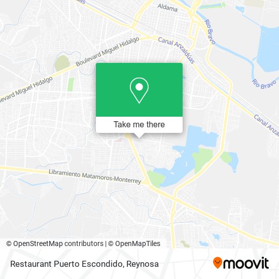 Restaurant Puerto Escondido map