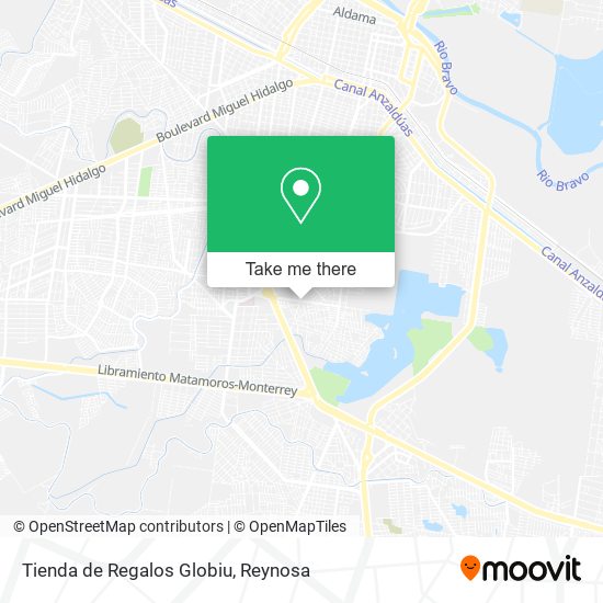 Mapa de Tienda de Regalos Globiu