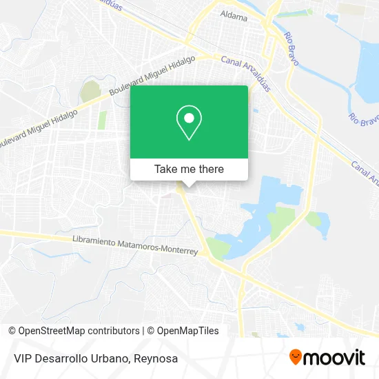 VIP Desarrollo Urbano map