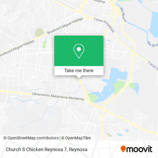 Mapa de Church S Chicken Reynosa 7