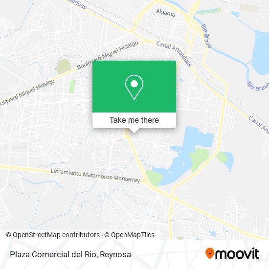 Mapa de Plaza Comercial del Rio