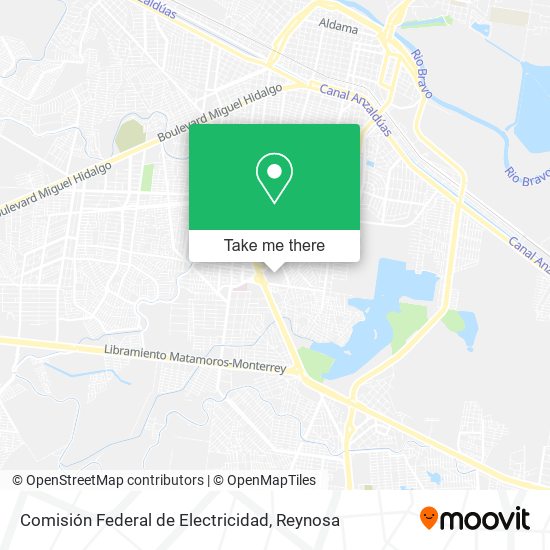 Comisión Federal de Electricidad map