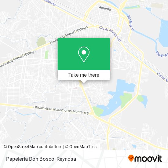 Papelería Don Bosco map