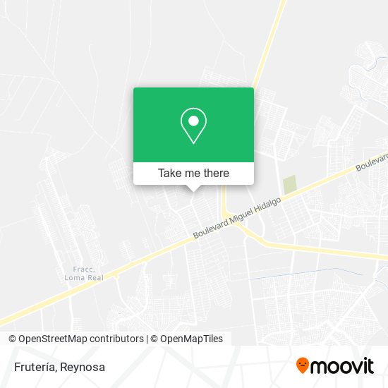 Mapa de Frutería