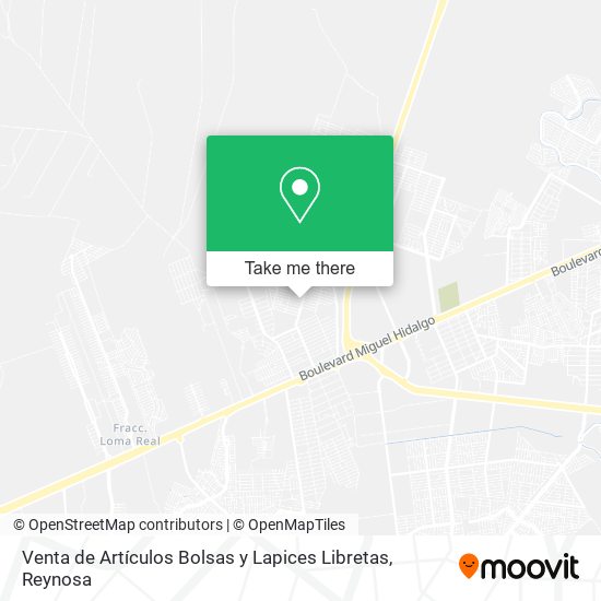 Venta de Artículos Bolsas y Lapices Libretas map