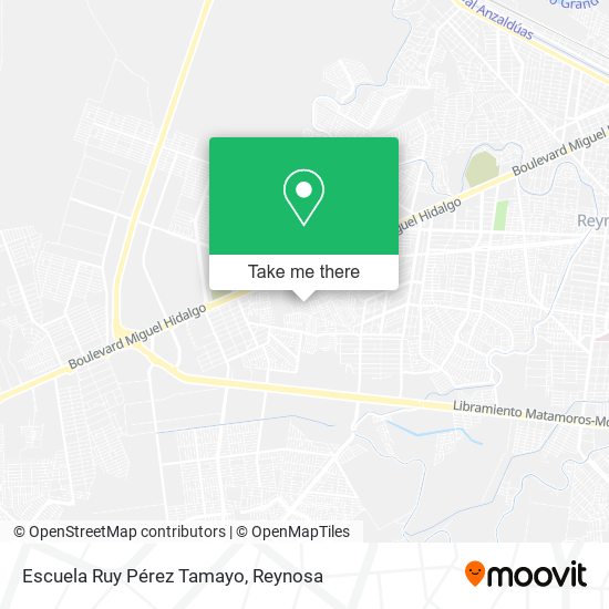 Escuela Ruy Pérez Tamayo map