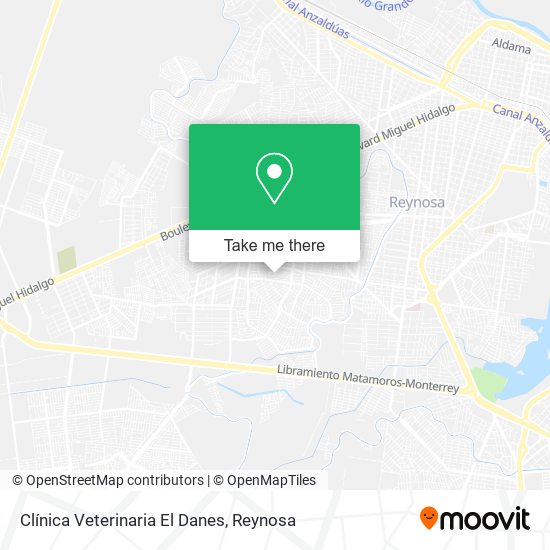 Clínica Veterinaria El Danes map
