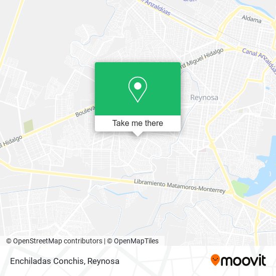Mapa de Enchiladas Conchis