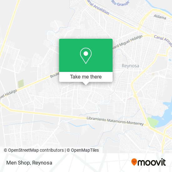 Men Shop map