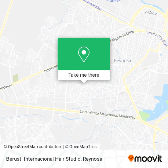 Mapa de Berusti Internacional Hair Studio