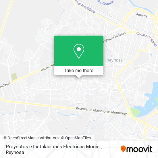 Proyectos e Instalaciones Electricas Monier map