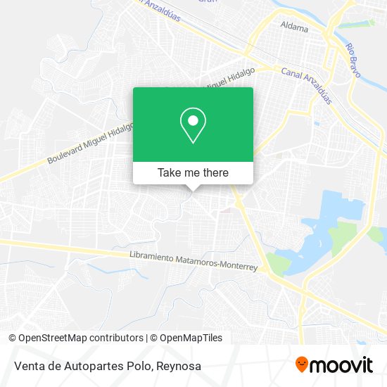 Mapa de Venta de Autopartes Polo