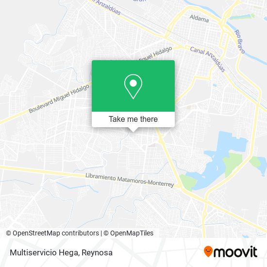 Mapa de Multiservicio Hega