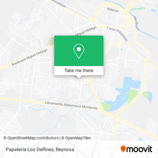 Papelería Los Delfines map