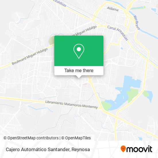 Cajero Automático Santander map