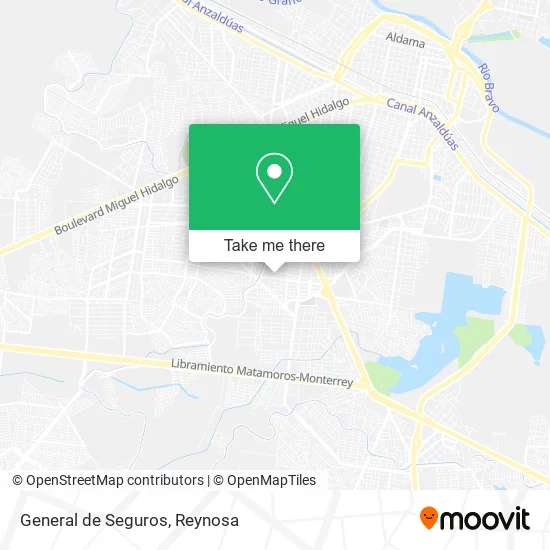 General de Seguros map