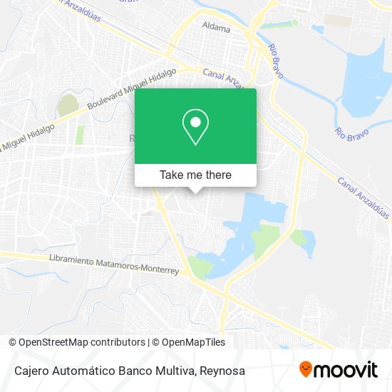 Mapa de Cajero Automático Banco Multiva