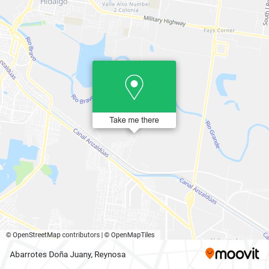 Mapa de Abarrotes Doña Juany