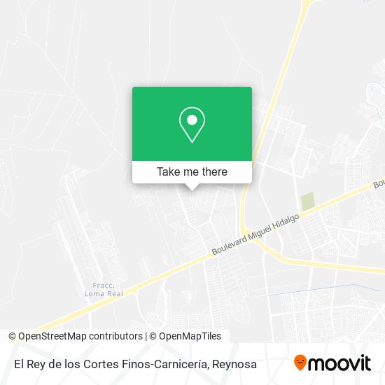 El Rey de los Cortes Finos-Carnicería map