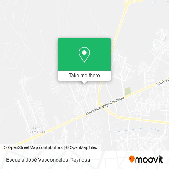 Mapa de Escuela José Vasconcelos
