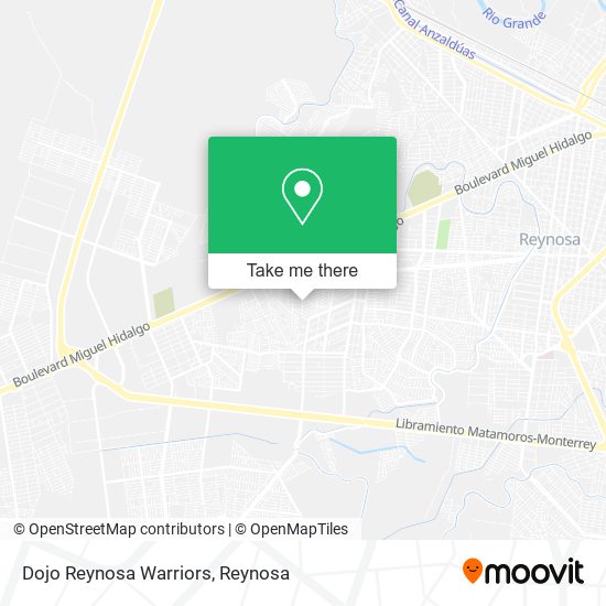 Dojo Reynosa Warriors map