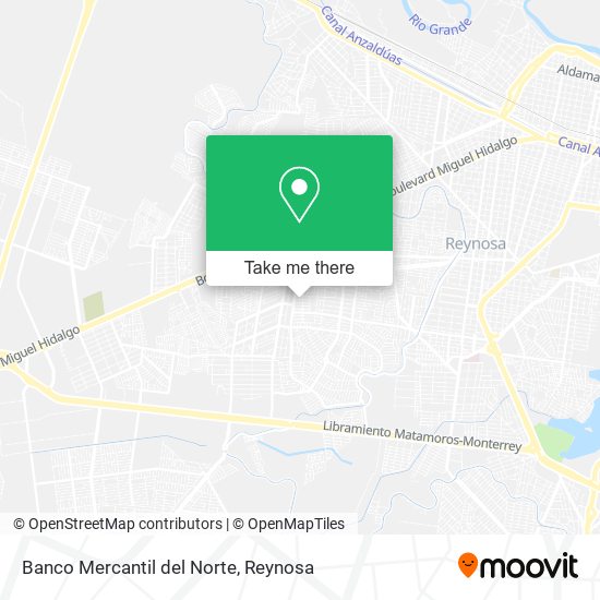 Banco Mercantil del Norte map