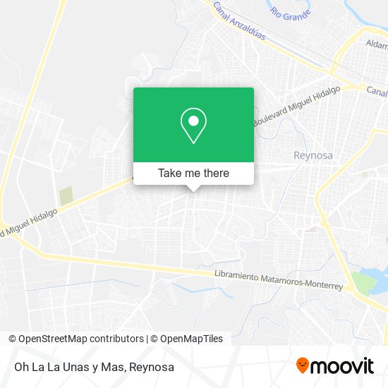 Mapa de Oh La La Unas y Mas