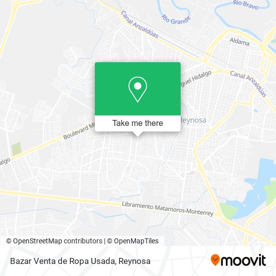 Bazar Venta de Ropa Usada map
