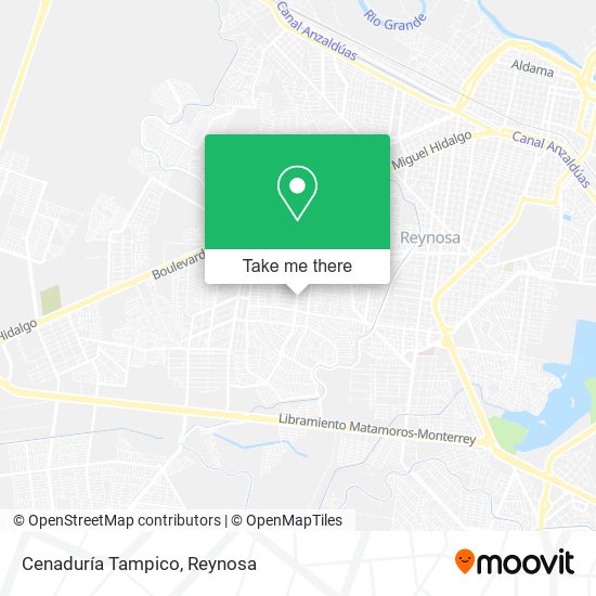 Cenaduría Tampico map