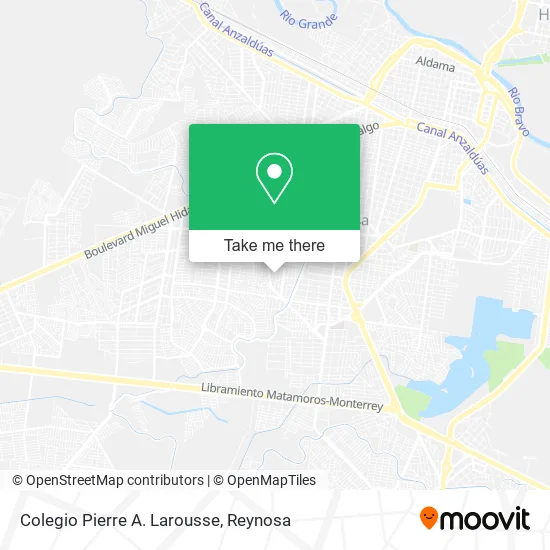 Colegio Pierre A. Larousse map
