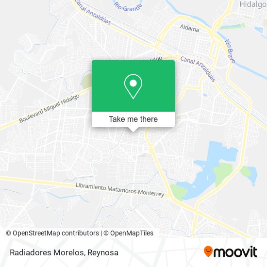 Radiadores Morelos map