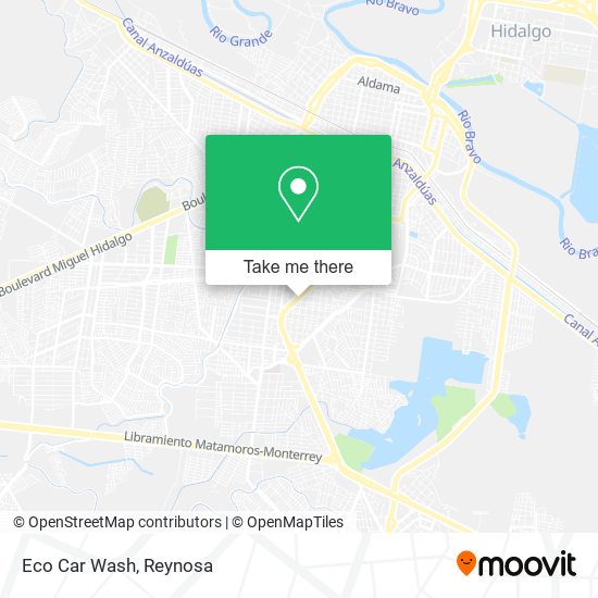 Eco Car Wash map