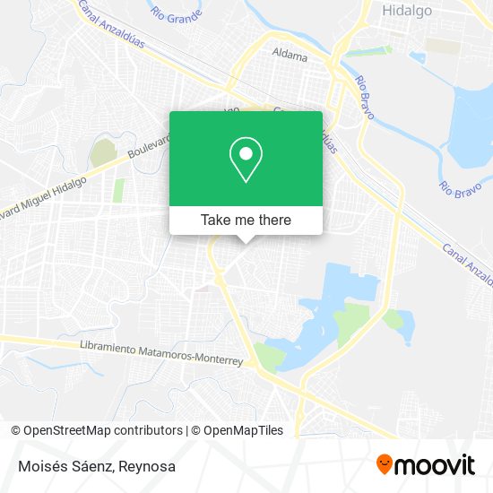 Moisés Sáenz map