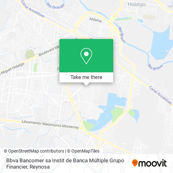 Bbva Bancomer sa Instit de Banca Múltiple Grupo Financier map