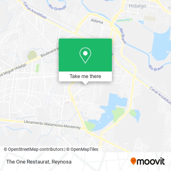 The One Restaurat map