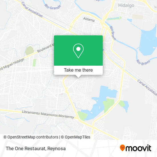The One Restaurat map