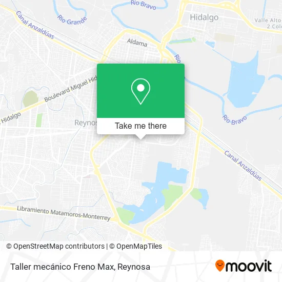 Taller mecánico Freno Max map