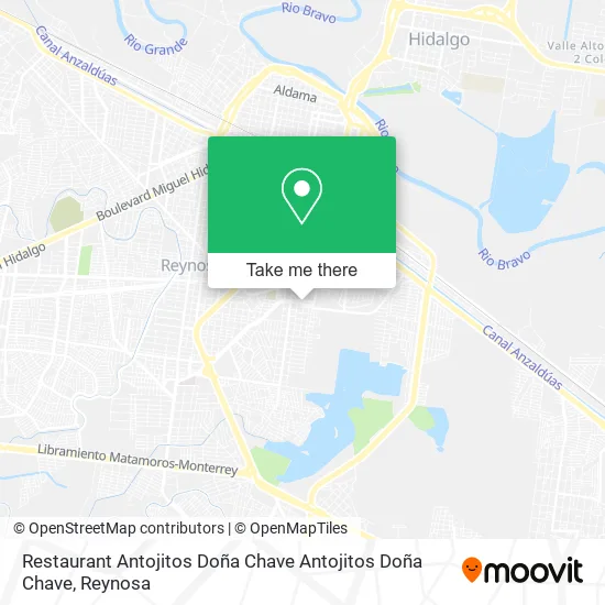 Restaurant Antojitos Doña Chave Antojitos Doña Chave map