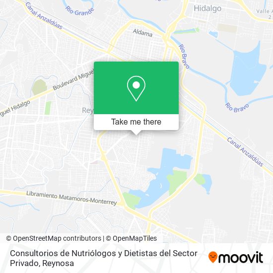 Consultorios de Nutriólogos y Dietistas del Sector Privado map