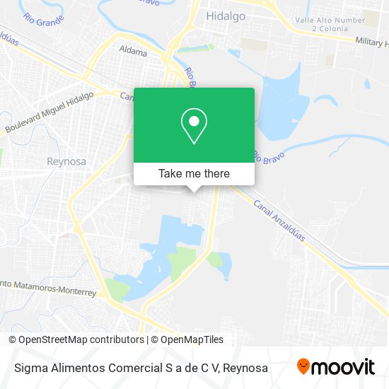 Mapa de Sigma Alimentos Comercial S a de C V