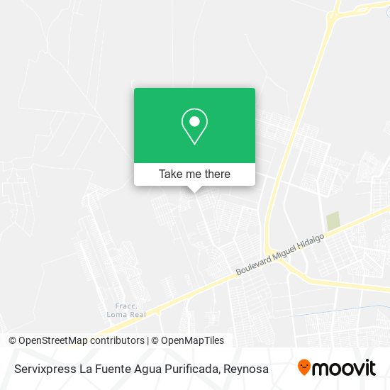 Servixpress La Fuente Agua Purificada map