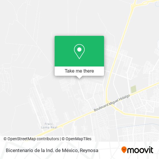 Bicentenario de la Ind. de México map