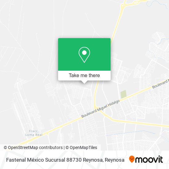 Fastenal México Sucursal 88730 Reynosa map