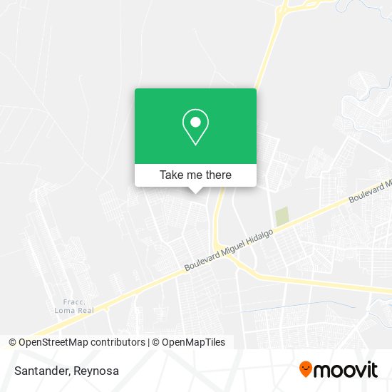 Mapa de Santander