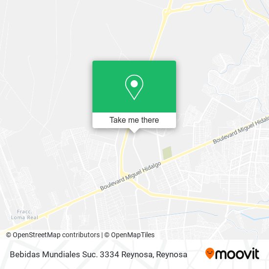 Mapa de Bebidas Mundiales Suc. 3334 Reynosa