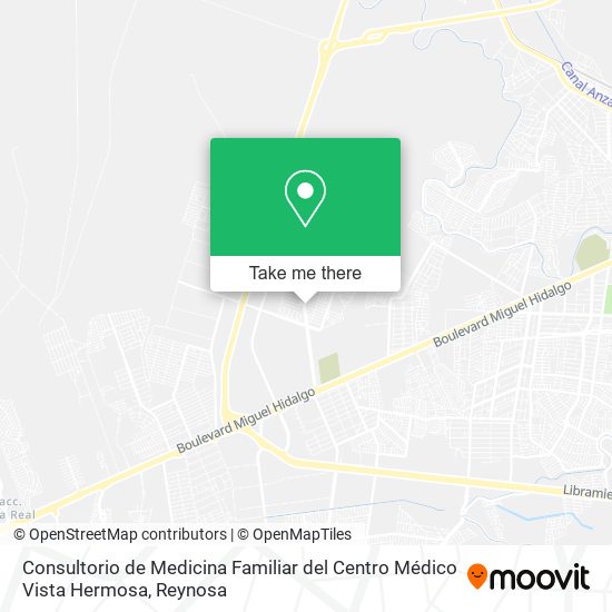 Consultorio de Medicina Familiar del Centro Médico Vista Hermosa map