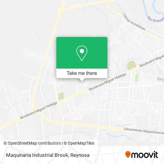 Maquinaria Industrial Brook map