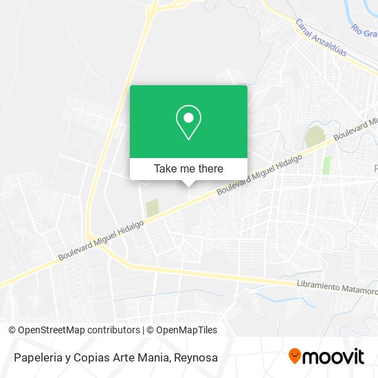Papeleria y Copias Arte Mania map