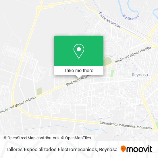 Mapa de Talleres Especializados Electromecanicos
