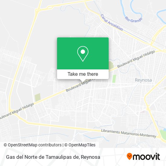 Gas del Norte de Tamaulipas de map